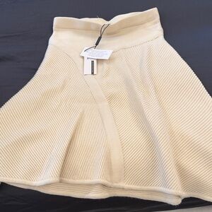 Tracy Reese Cream A-Line Skirt